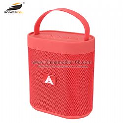 Red color outdoor bluetooth speaker support USB disk,AUX