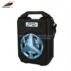 Mini portactil speaker with microphone for party/camping