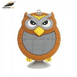 Good sound quality mini speaker with cartoon owel design