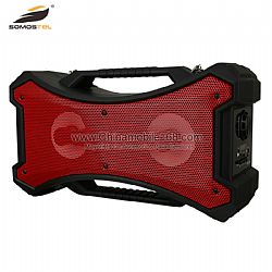 Portable LED control bluetooth speaker support USB/TF/FM/AUX