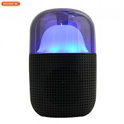 Altavoz BT inalámbrico portátil con iluminación de colores RGB y función BT/TF/USB/FM/LED