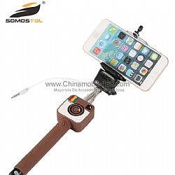 Mini Cartoon Wire Control Selfie Stick Supplier