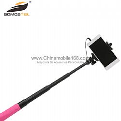 Nuevo mini control por cable disparador automático selfie stick de Proveedor