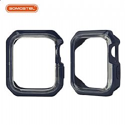 iwatch transparent two-color armor cover