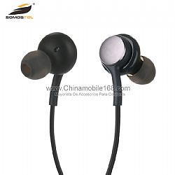 Good quality flexible ear gels earphone with 3.5mm stereo plug
