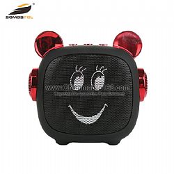 Popular electroplating cute cartoon speaker for Party/ Camping