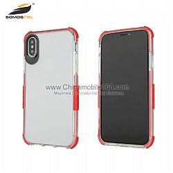 Funda de TPU suave super fino con color degradado doble para teléfono inteligente