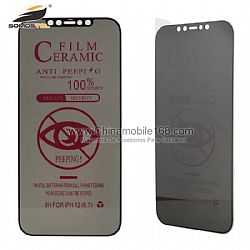 HD protección de privacidad de vidrio ceramica anti-impacto para iPhone12/12Pro