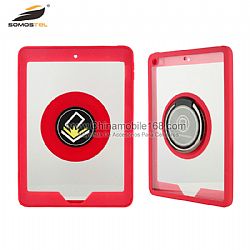 360 Full protection case with color and support ring for tablets