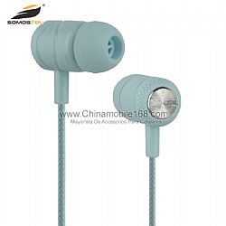 H4 I-shaped 3.5mm interface headphones with remote control and microphone