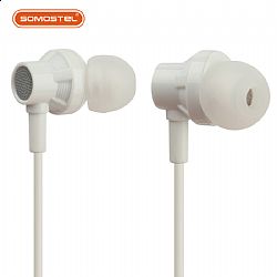 K01 auriculares de interfaz de L-shaped 3.5mm con mando a distancia y micrófono