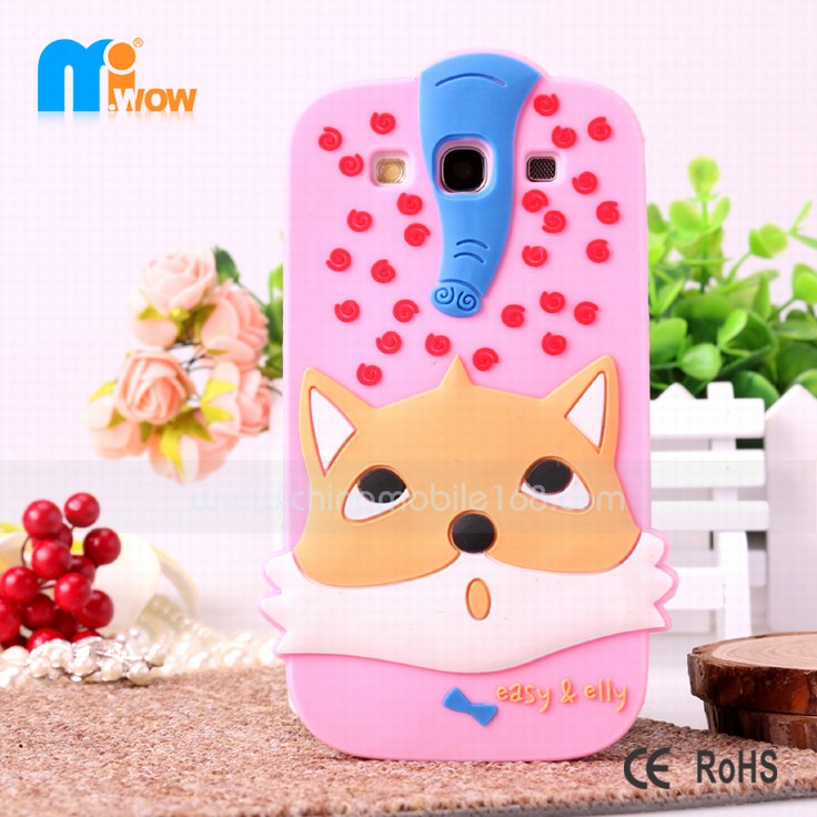 mobile phone case for samsung galaxy S4 silicon case