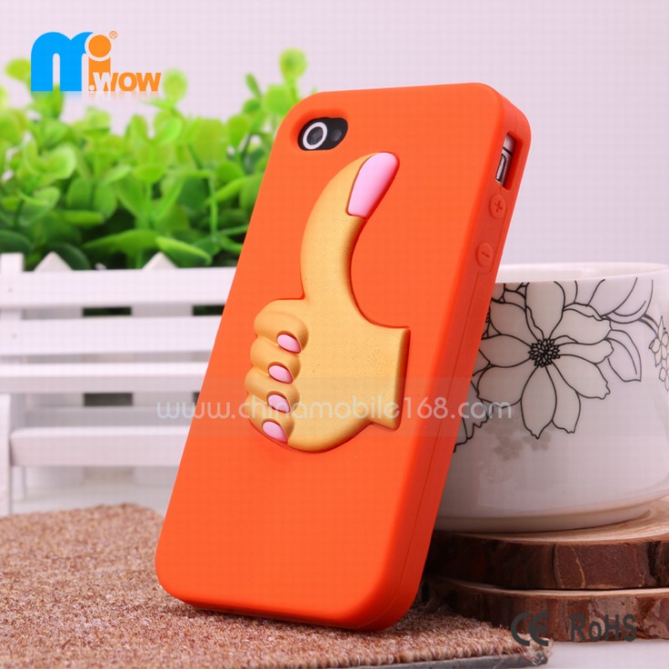 iphone 4 covers 3D silocone case 