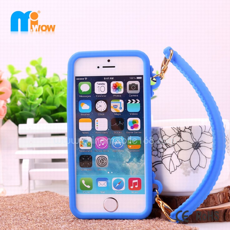 iphone 5S 3D flower silicon cases mobile phone accessories