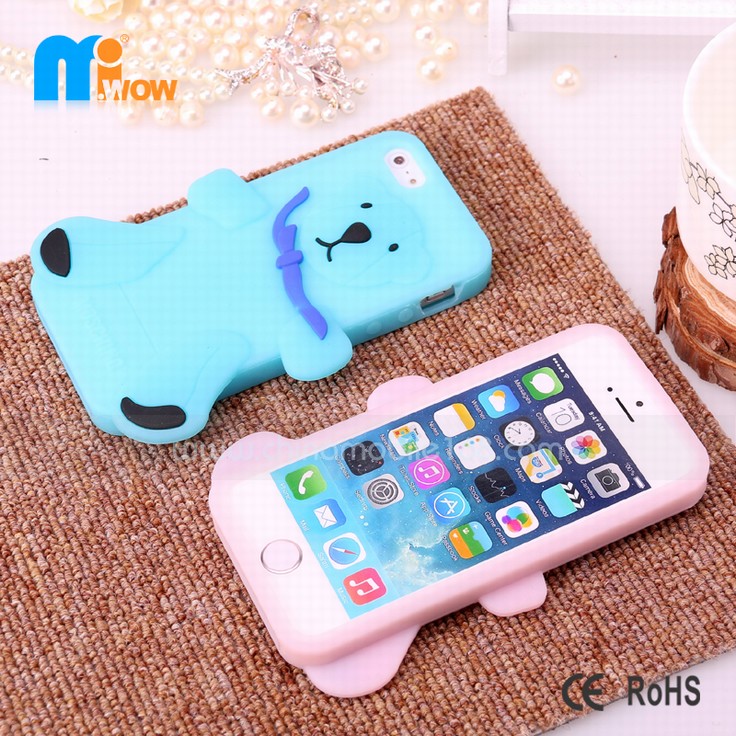 3D iphone 5s cartoon silicon cases mobile phone covers