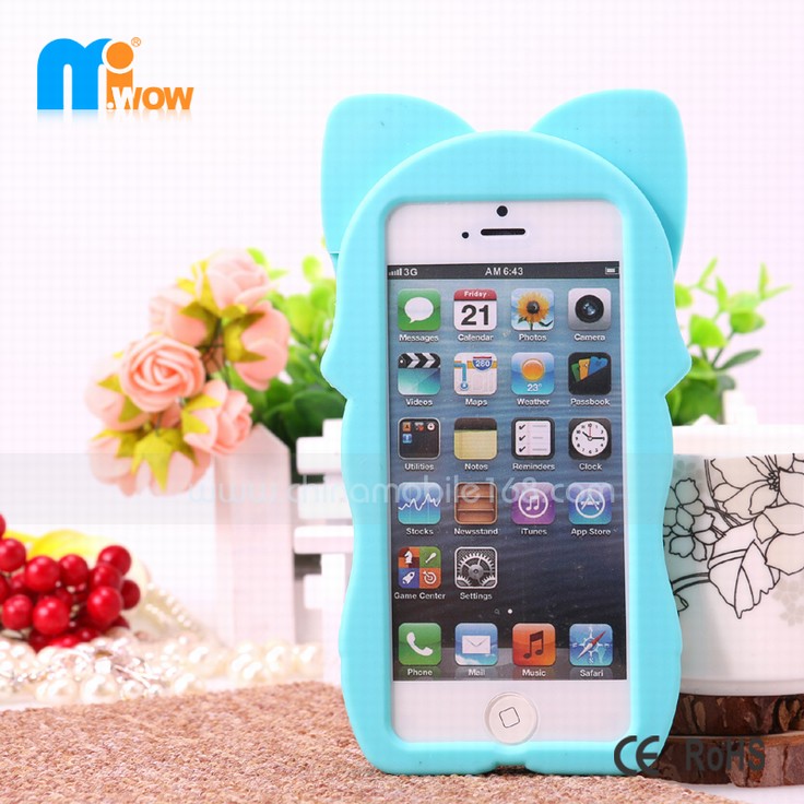 3D fox silicone S3 case samsung galaxy s cases