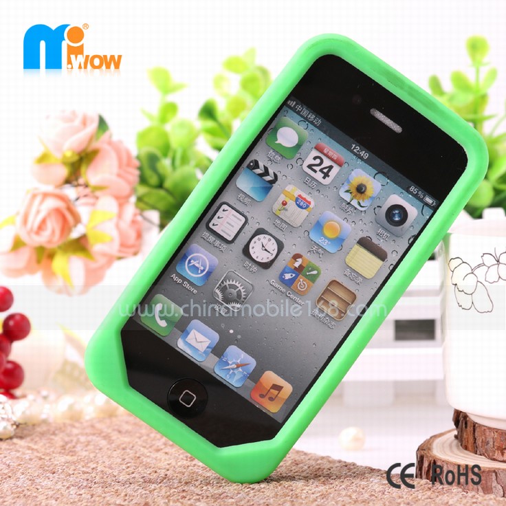 3D ralax bear silicone cases iphone 4 cases for phones