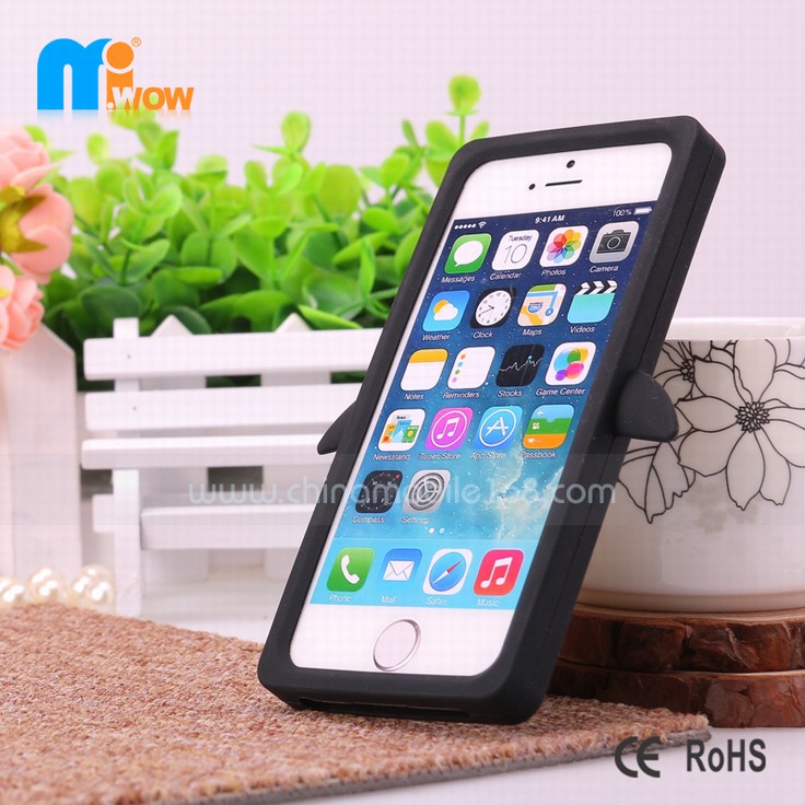 3D penguin silicone cases  iphone 5 phones cases