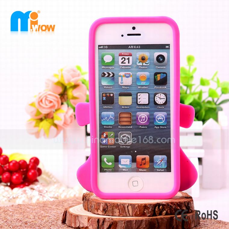 iphone 5 3D cartoon silicone phones cases