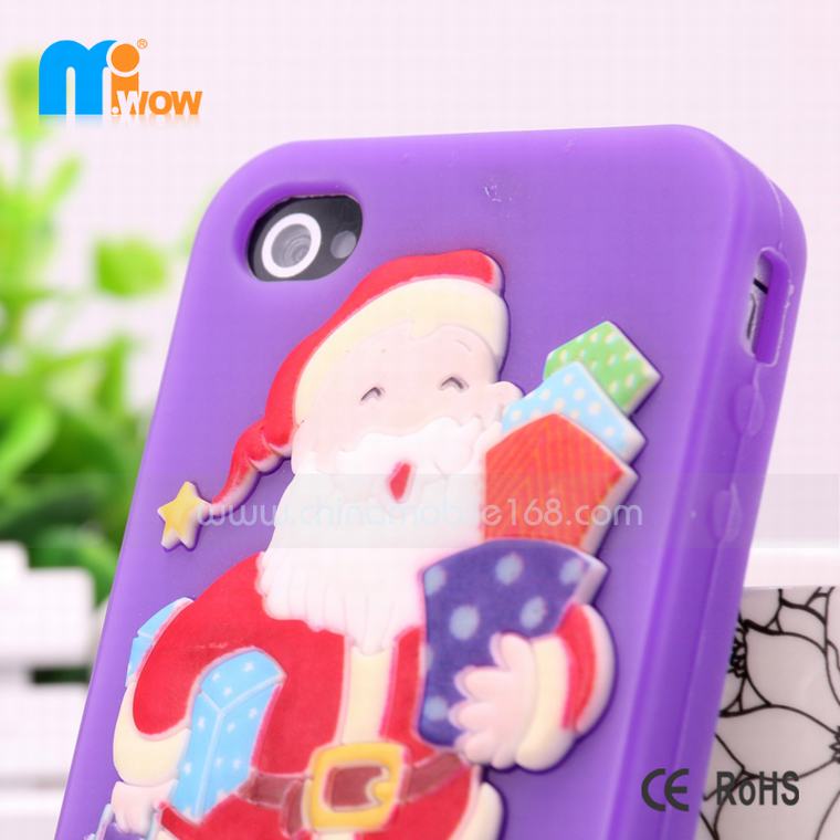 iphone 4 3D cartoon silicone smartphone case