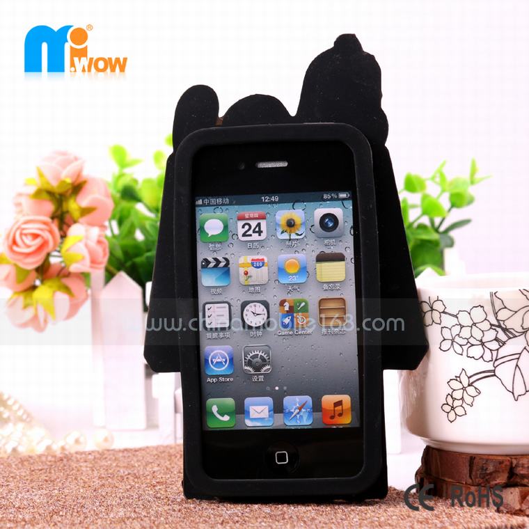 iphone 4 3D cartoon soft silicone pretty phone cases
