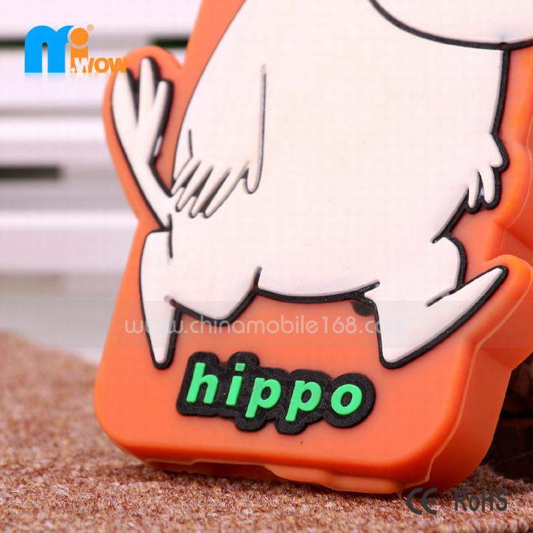 iphone 4 cartoon silicone mobile cases orange