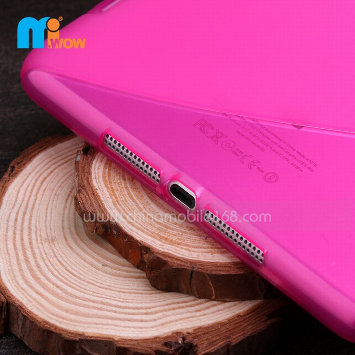 S shape TPU cases, for ipad cases