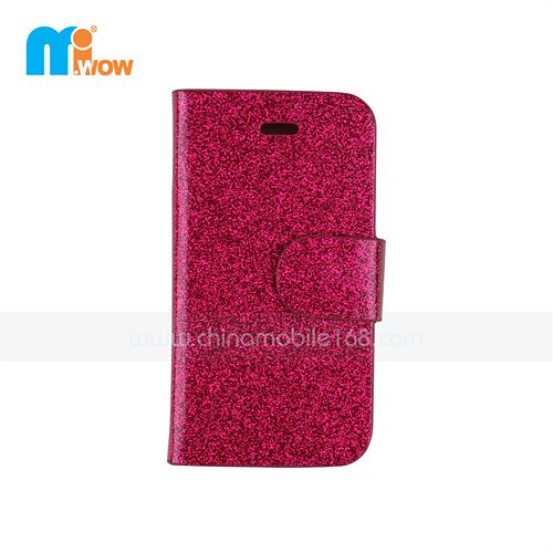 Red Bling Case Wallet Bag Cover for iPhone 4S