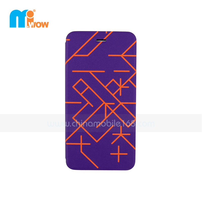 Broken line iPhone 6 Plus Leather Case 