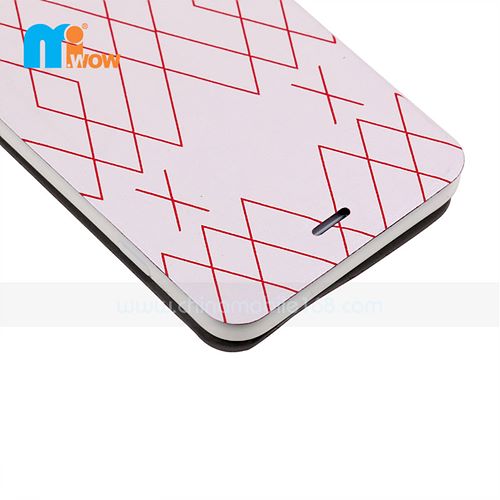 Pink Leather Flip Case for iPhone 6 Plus