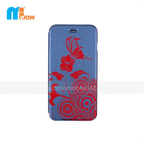 Laser Flip Cover Case for Iphone 6 Plus
