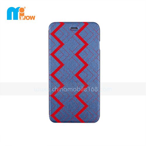 Blue iPhone 6 plus PU Flip Cover Case