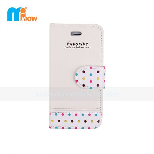 White Wallet Card Holder Flip Case