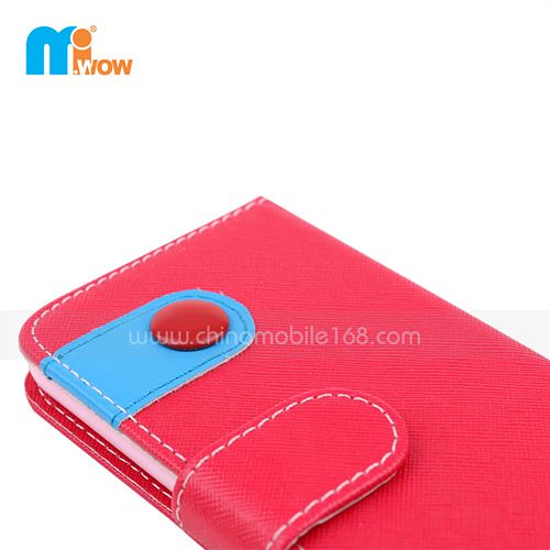 Red Faux Leather Wallet Iphone 6 Case