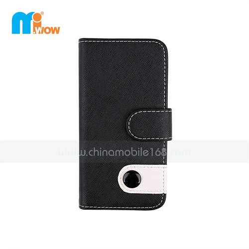 Black Faux Leather Wallet Iphone 6 Case