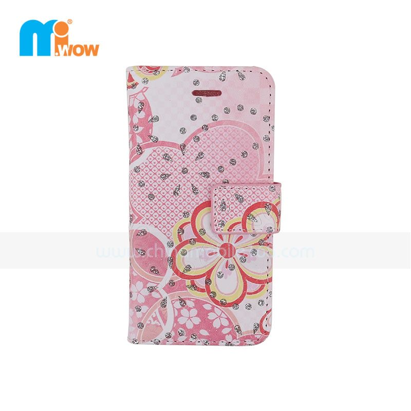 Floral Pattern Stand Wallet for Iphone 6