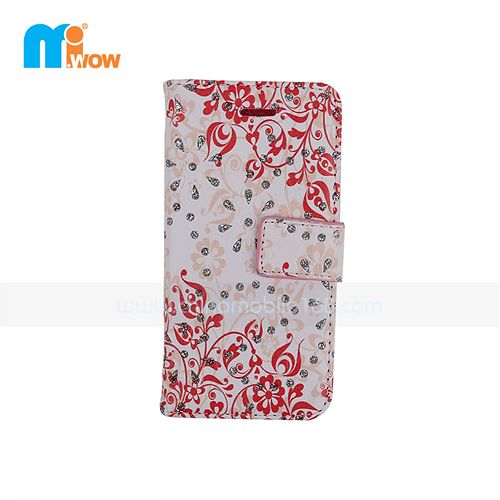 Floral Pattern Stand Wallet for Iphone 6