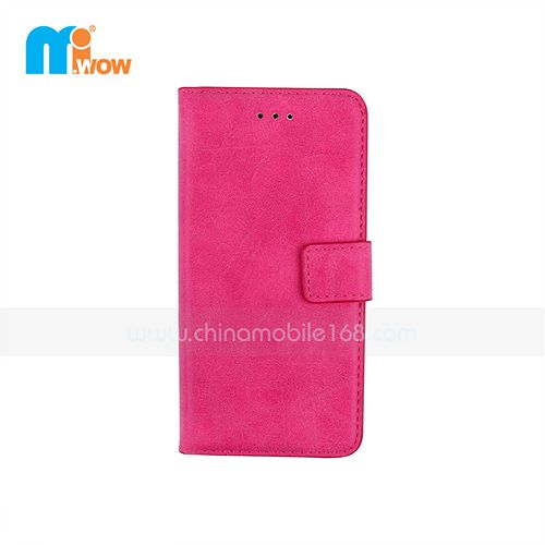 Rose Red Retro PU Leather Case For Apple Iphone 6