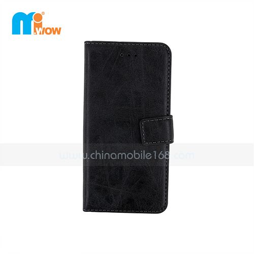 Retro PU Leather Case For Apple Iphone 6 Black