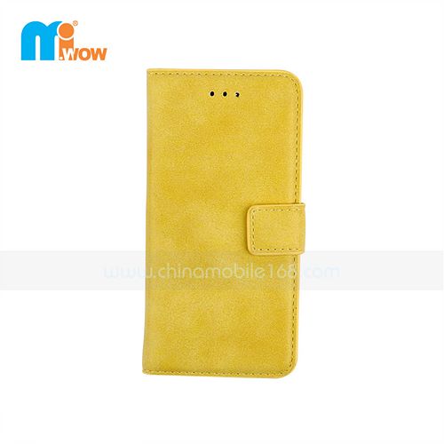 Yellow Retro PU Leather Case For Apple Iphone 6