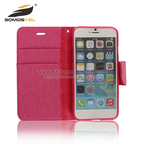 Canvas Folio Flip Stand Case
