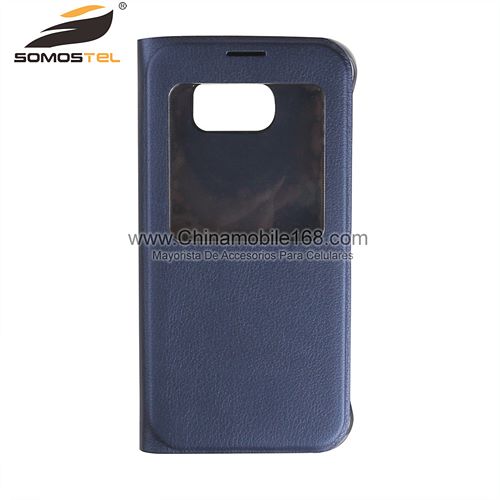Window view folio case for Samsung S6