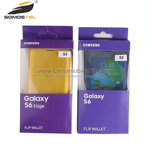 Window view folio case for Samsung S6
