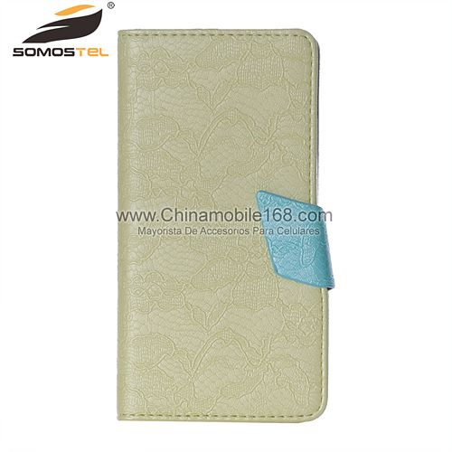 Hit Color Design PU Leather Flip Phone Case