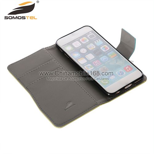 Hit Color Design PU Leather Flip Phone Case