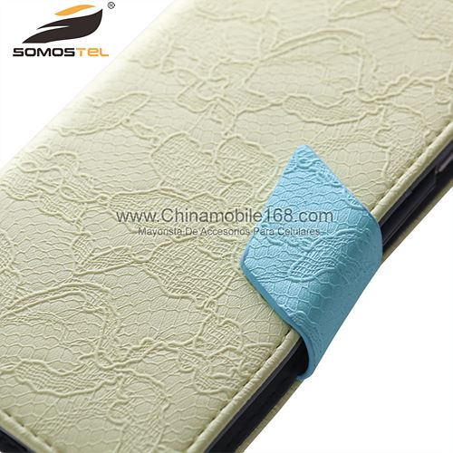 Hit Color Design PU Leather Flip Phone Case