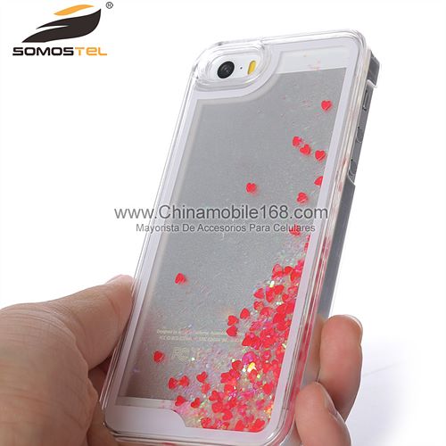 Quicksand and liquid Heart for iPhone 5s Wholesale