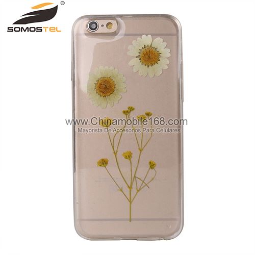 Sunflower pressed flower phone case supplier