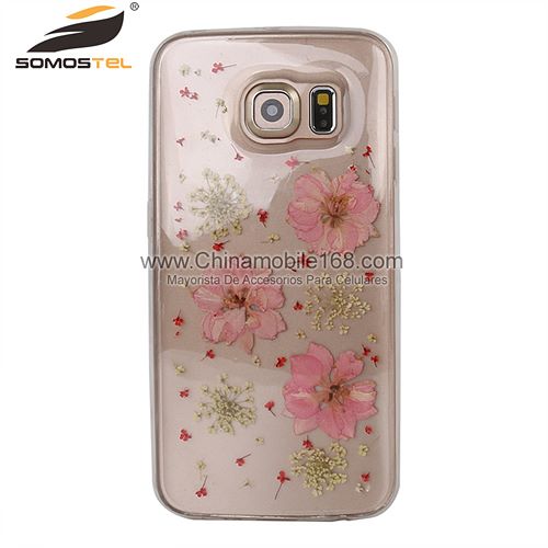 fundas para celular de la flor para Samsung