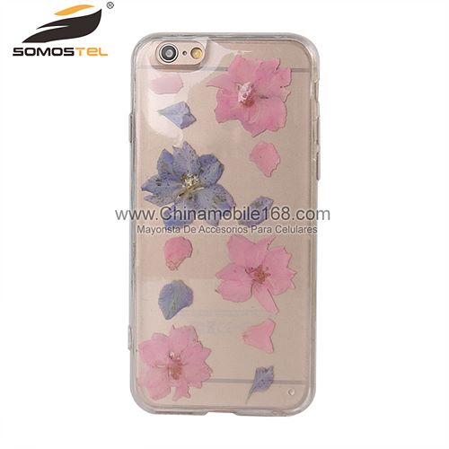 Handmade dried flower phone case